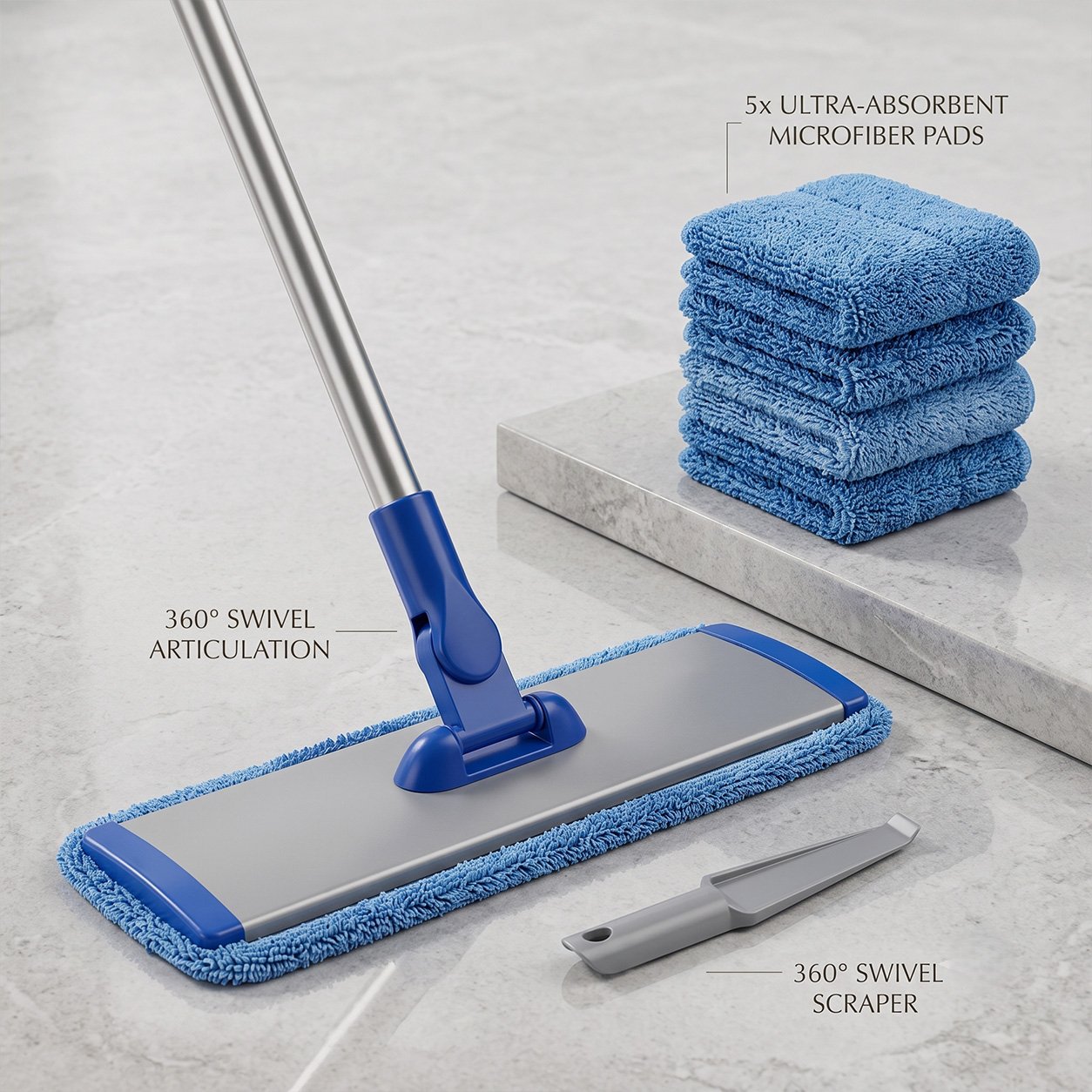 Microfiber Flat Mop