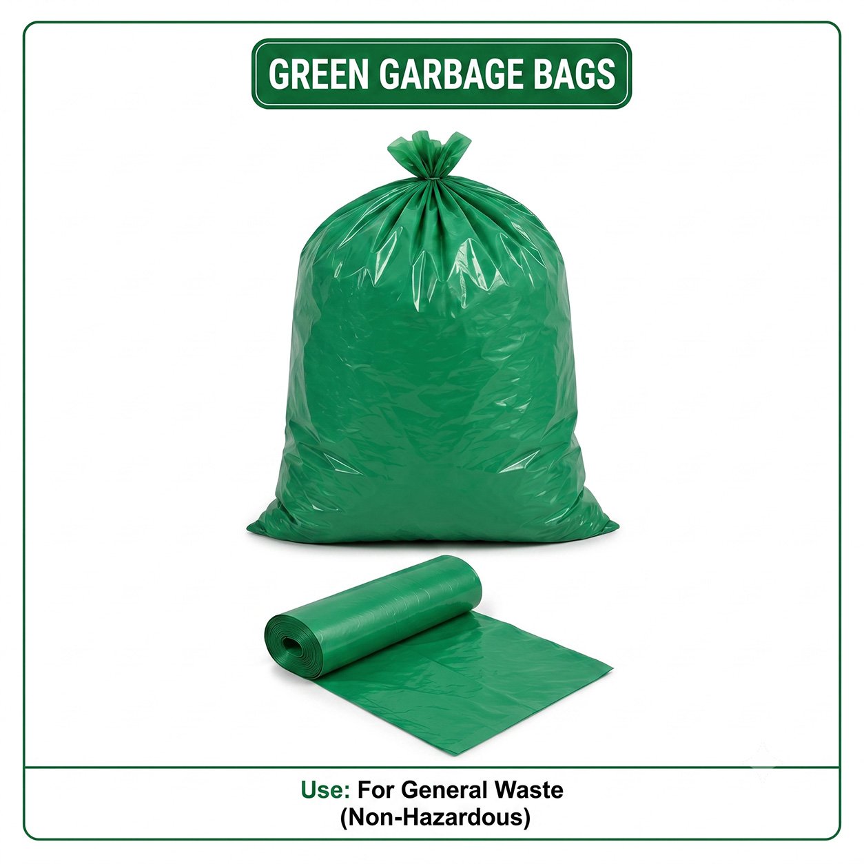 Green Garbage Bags